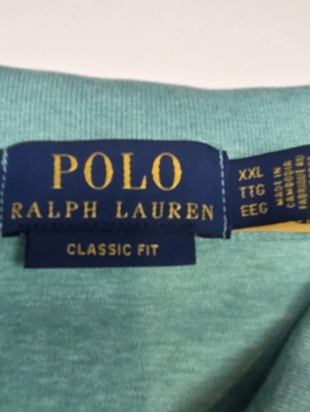 Polo by Ralph Lauren Men's Classic Green Classic Fit Polo 2XL